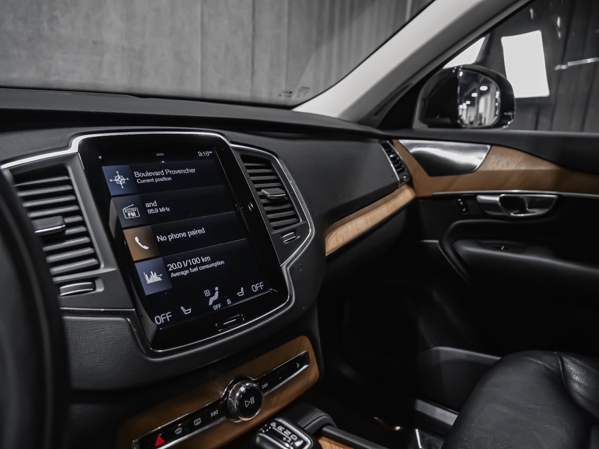 2021 Volvo XC90 T6 MOMENTUM CLIMAT HARMAN KARDON Black Montreal - photo #12