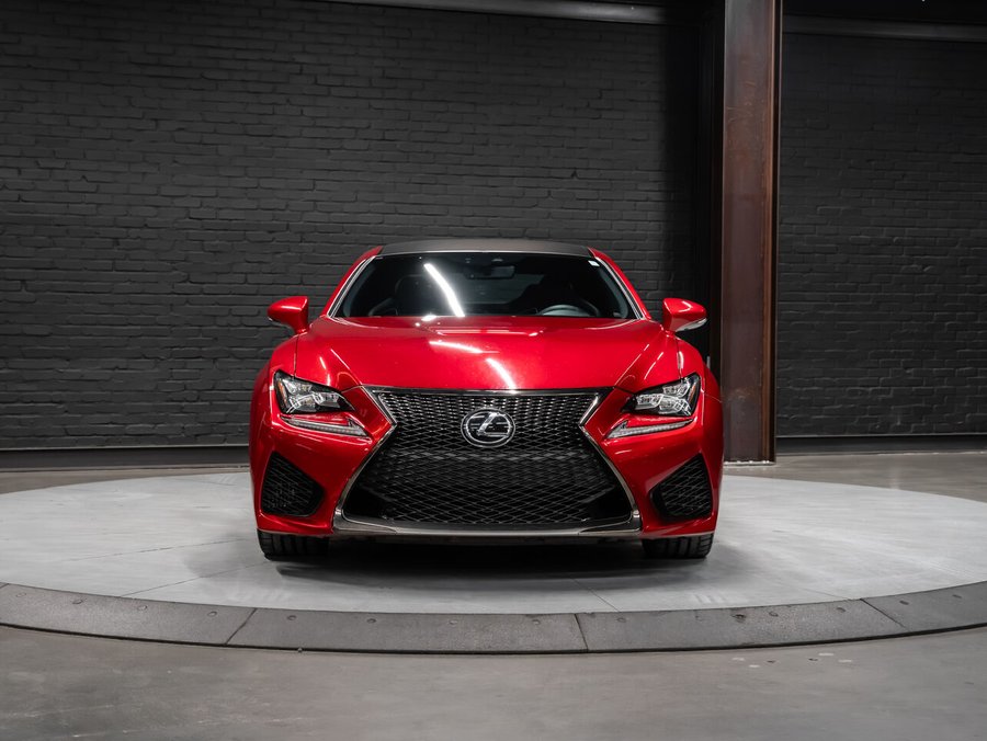 2016 Lexus RC F | Active Aero Wing | Trackpad Digital Touch Controls | Rear Bucket Seats | Red