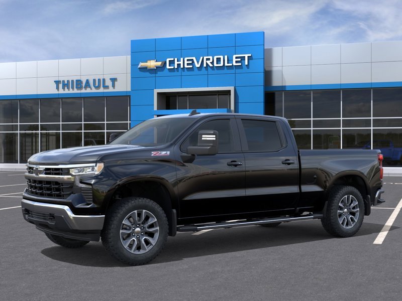 2026 CHEVROLET Silverado 1500 LT cabine multiplace 4RM 157 po BLACK