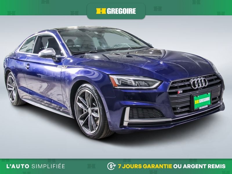 2019 Audi S5 Technik AWD AUTO A/C MAGS CUIR TOIT NAV CAM RECUL Blue