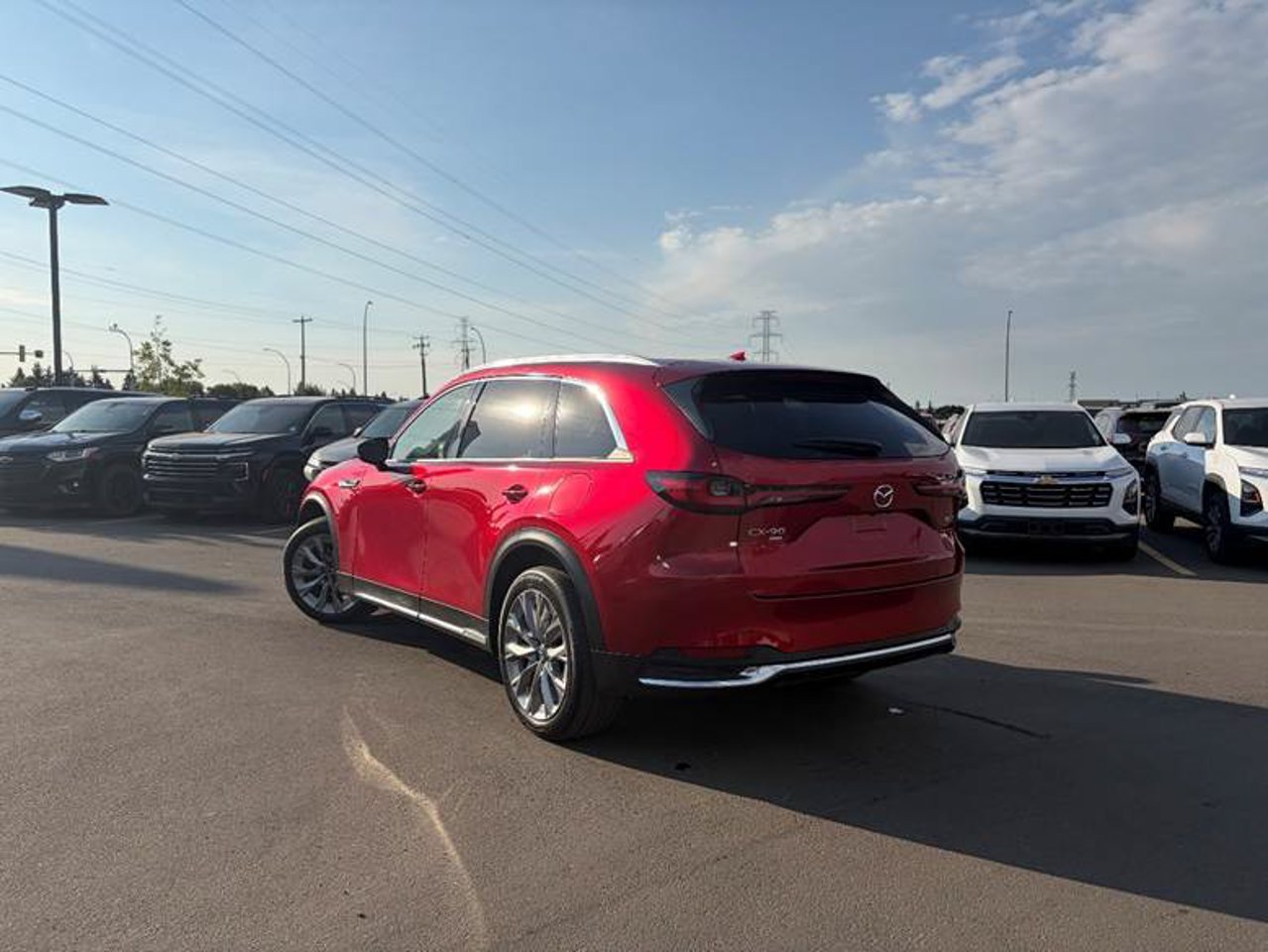 2026 Mazda CX-90 MHEV GT AWD Red Sherwood Park - photo #3