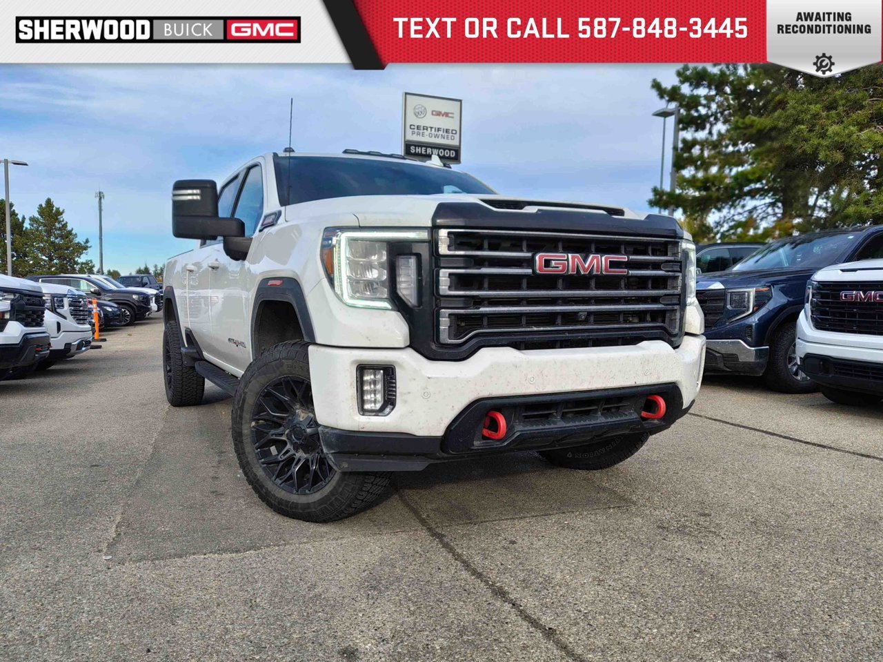 2022 GMC Sierra 3500HD 4WD Crew Cab 159 AT4 White Sherwood Park - photo #0