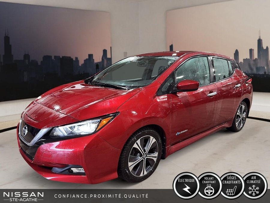 2019 Nissan LEAF S | 100 % ÉLECTRIQUE | VOLANT CHAUFFANT | CAMÉRA DE RECUL | CLIMATISATION AUTOMATIQUE Red