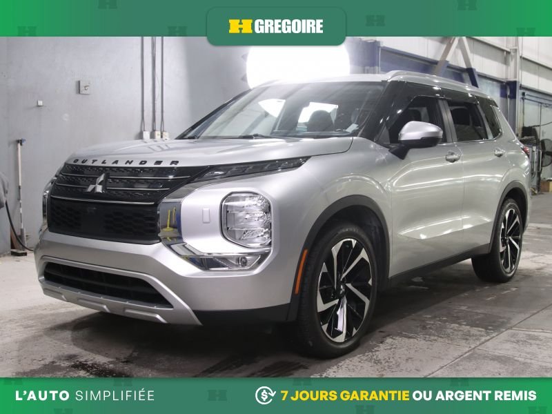 Mitsubishi Outlander LE Premium AWD AUTO A/C MAGS CUIR TOIT NAV CAM REC 2022 Gris