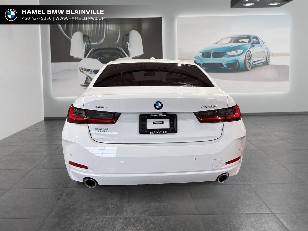 2023 BMW 3 Series 330i xDrive berline White Blainville - photo #2