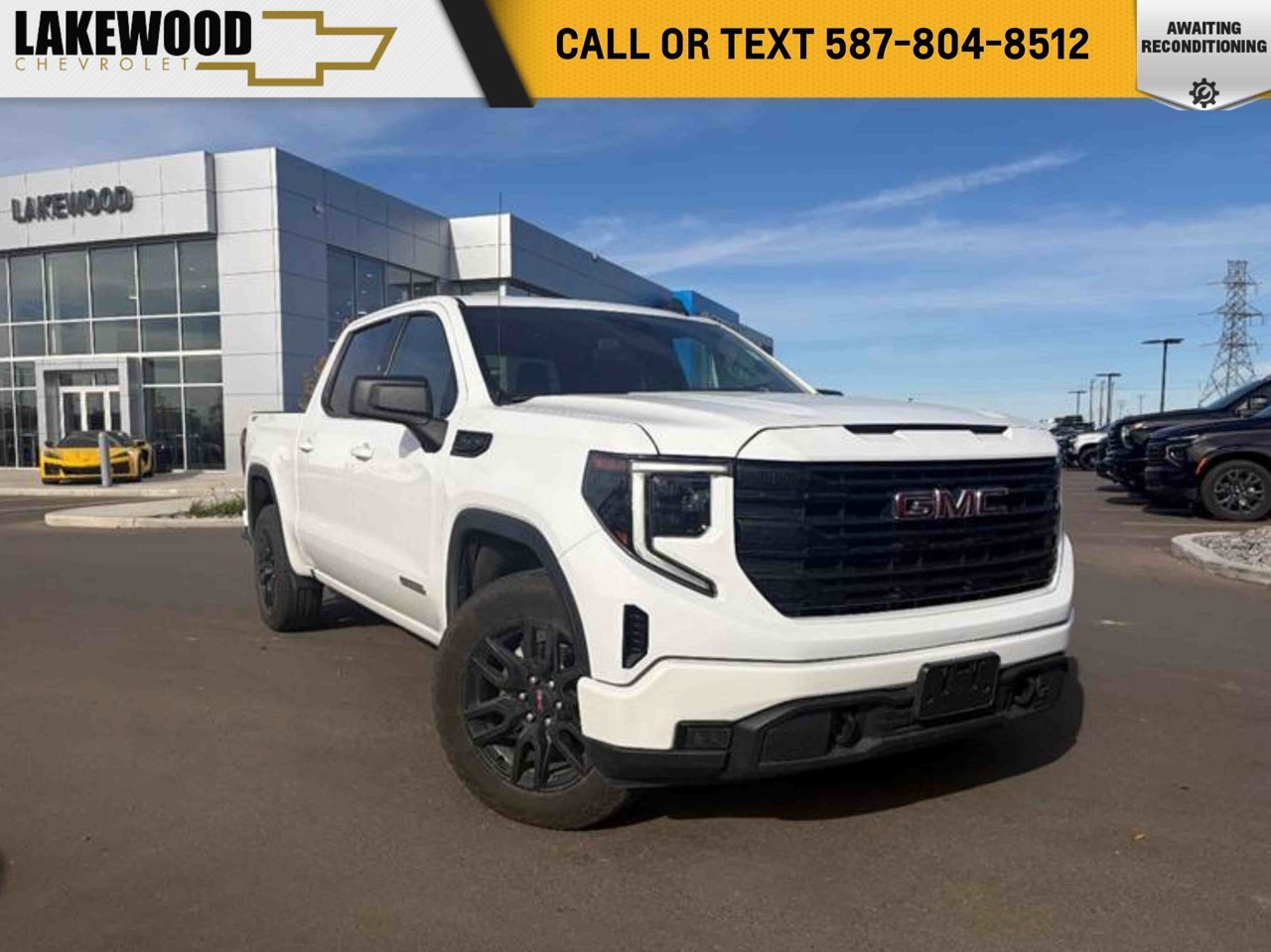 2023 GMC Sierra 1500 4WD Crew Cab 147 Elevation White Sherwood Park - photo #0