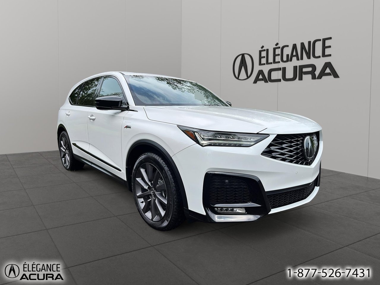 2025 Acura MDX A-Spec | A8913 White Granby - photo #2