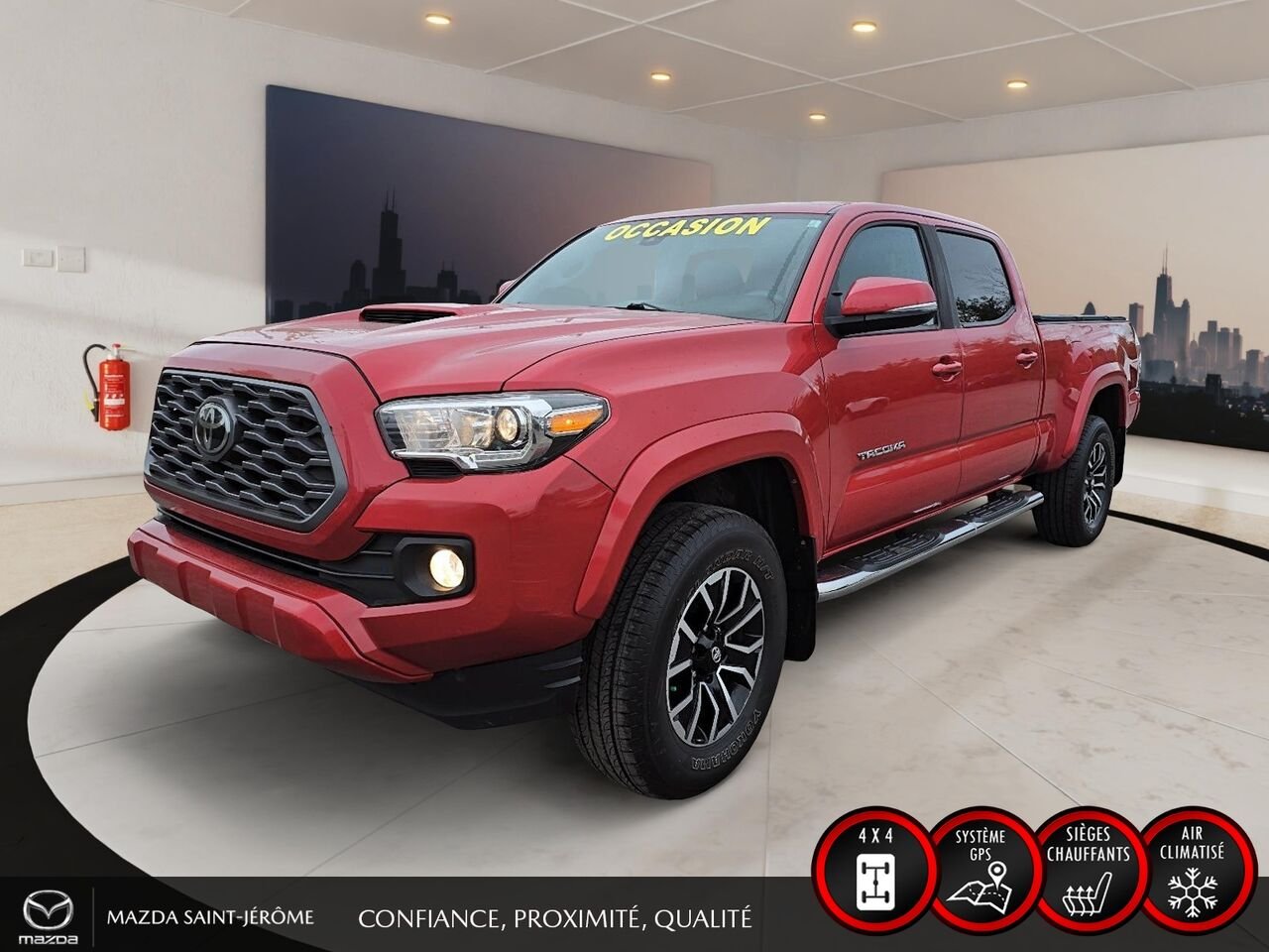 2021 Toyota Tacoma TRD SPORT | 1 PROPRIÉTAIRE | CREWCAB | V6 | 4X4 | AUTOMATIQUE Red Saint-Jérôme - photo #0