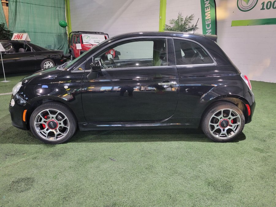 FIAT 500 Voiture à hayon 2 portes Sport 2016 Noir