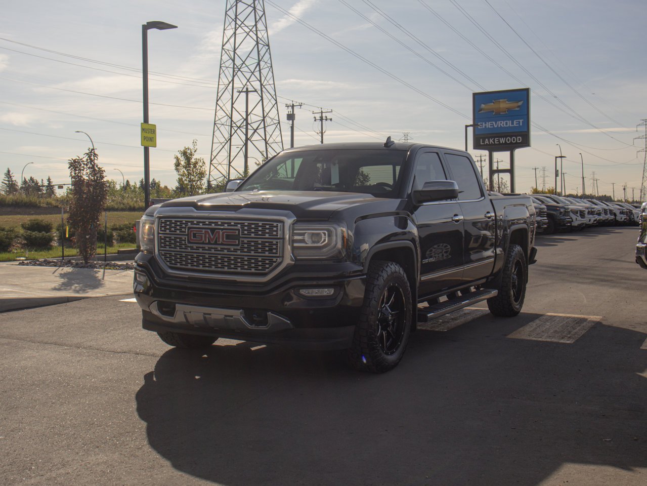 2018 GMC Sierra 1500 4WD Crew Cab 143.5 Denali Black Sherwood Park - photo #3