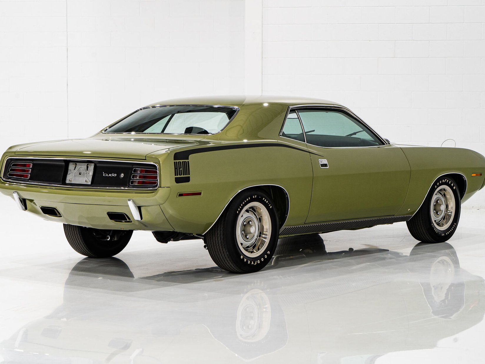 Plymouth HEMI Cuda 1970 Vert Saint-Eustache - photo #22