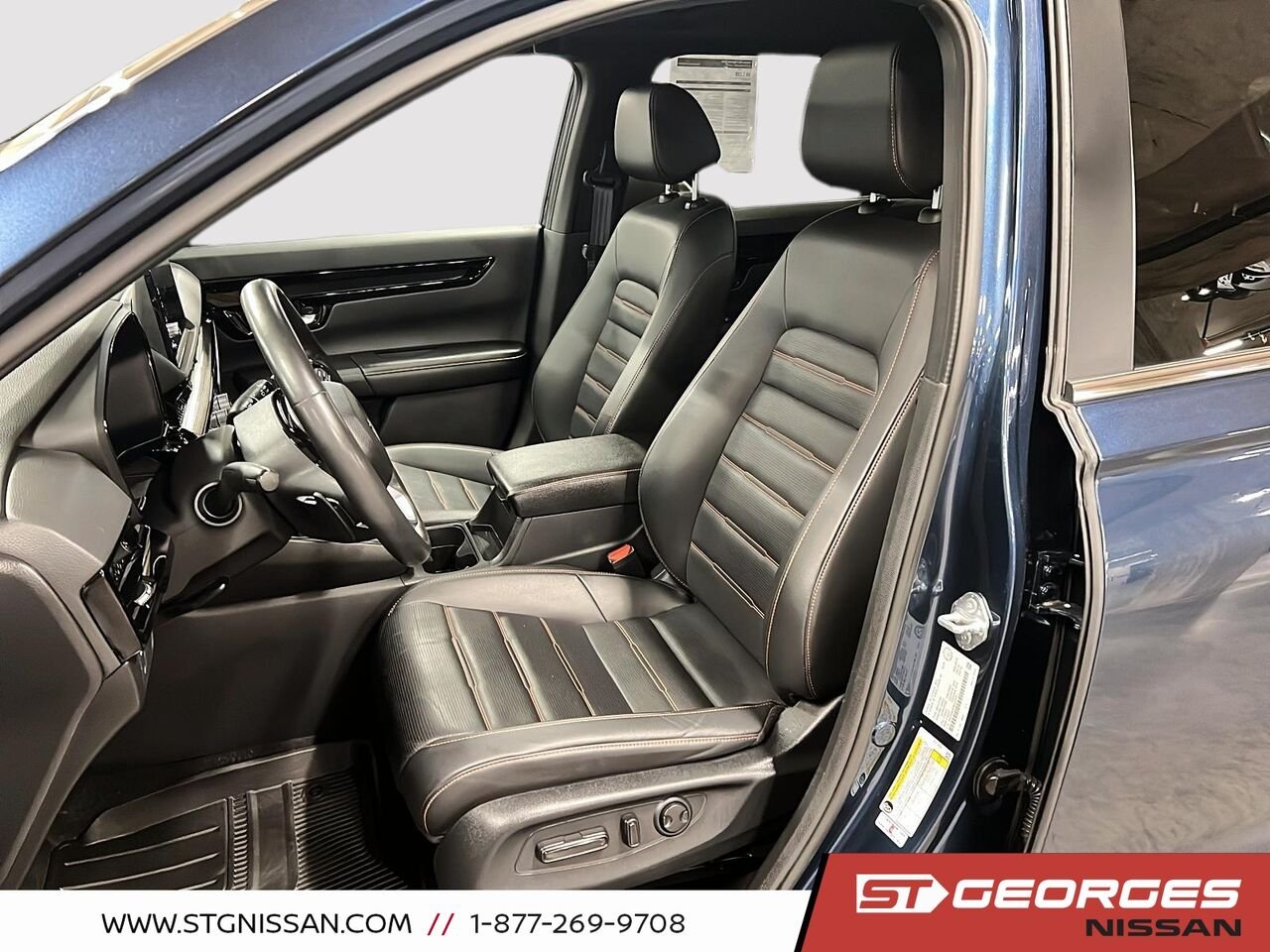 Honda CR-V hybride 2024 Bleu Saint-Georges - photo #8