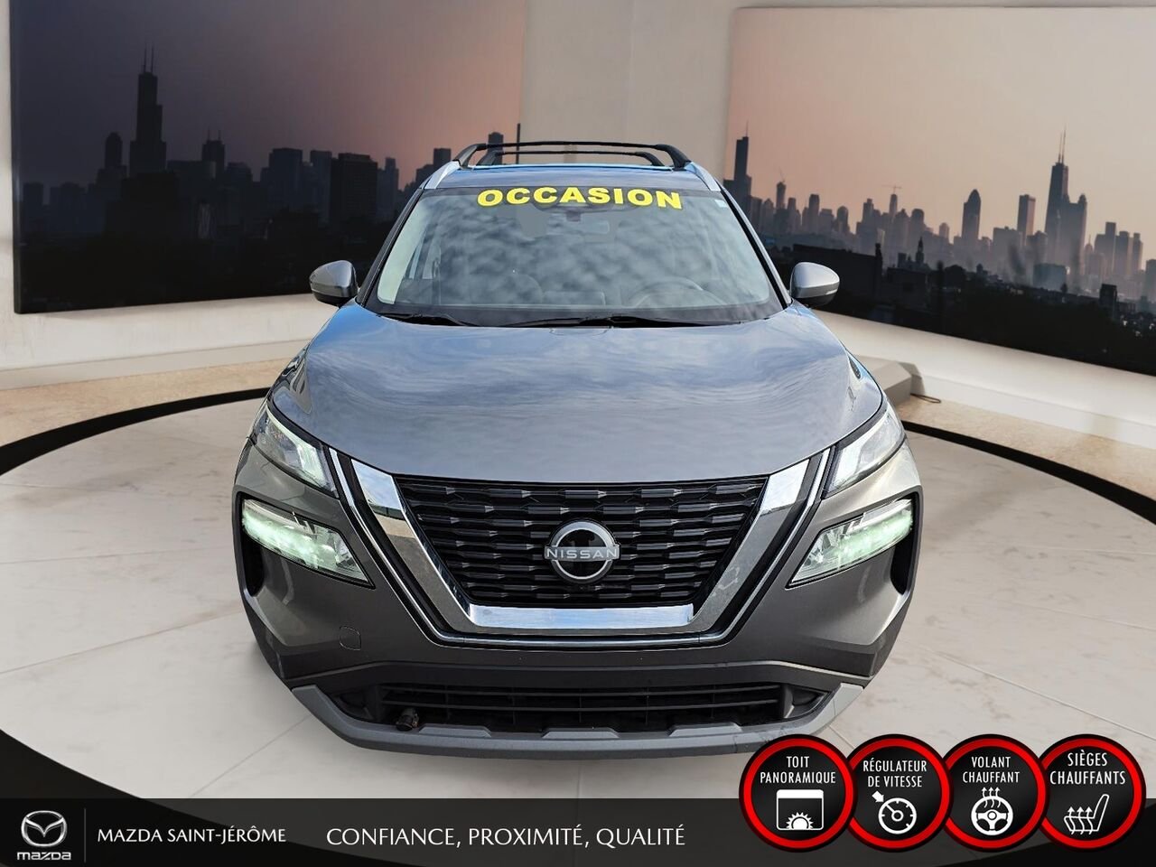 2023 Nissan Rogue Grey Ste-Agathe des Monts - photo #2