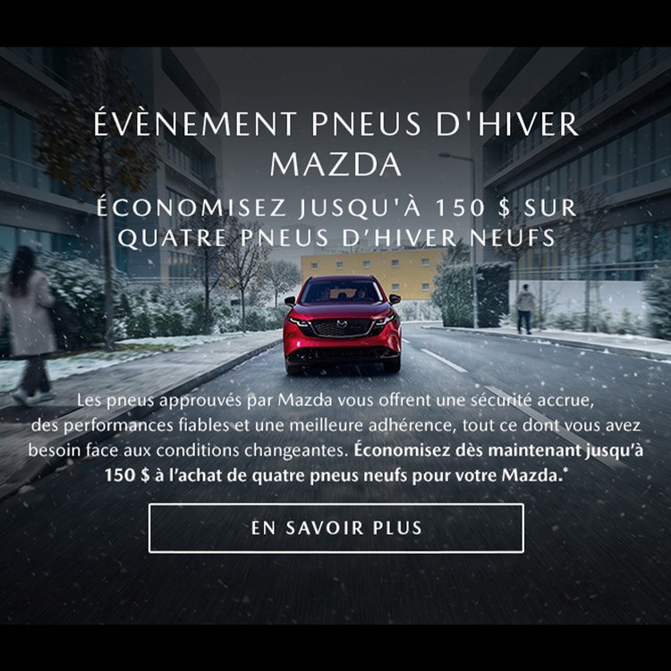 Mazda promo tire septembre FR
