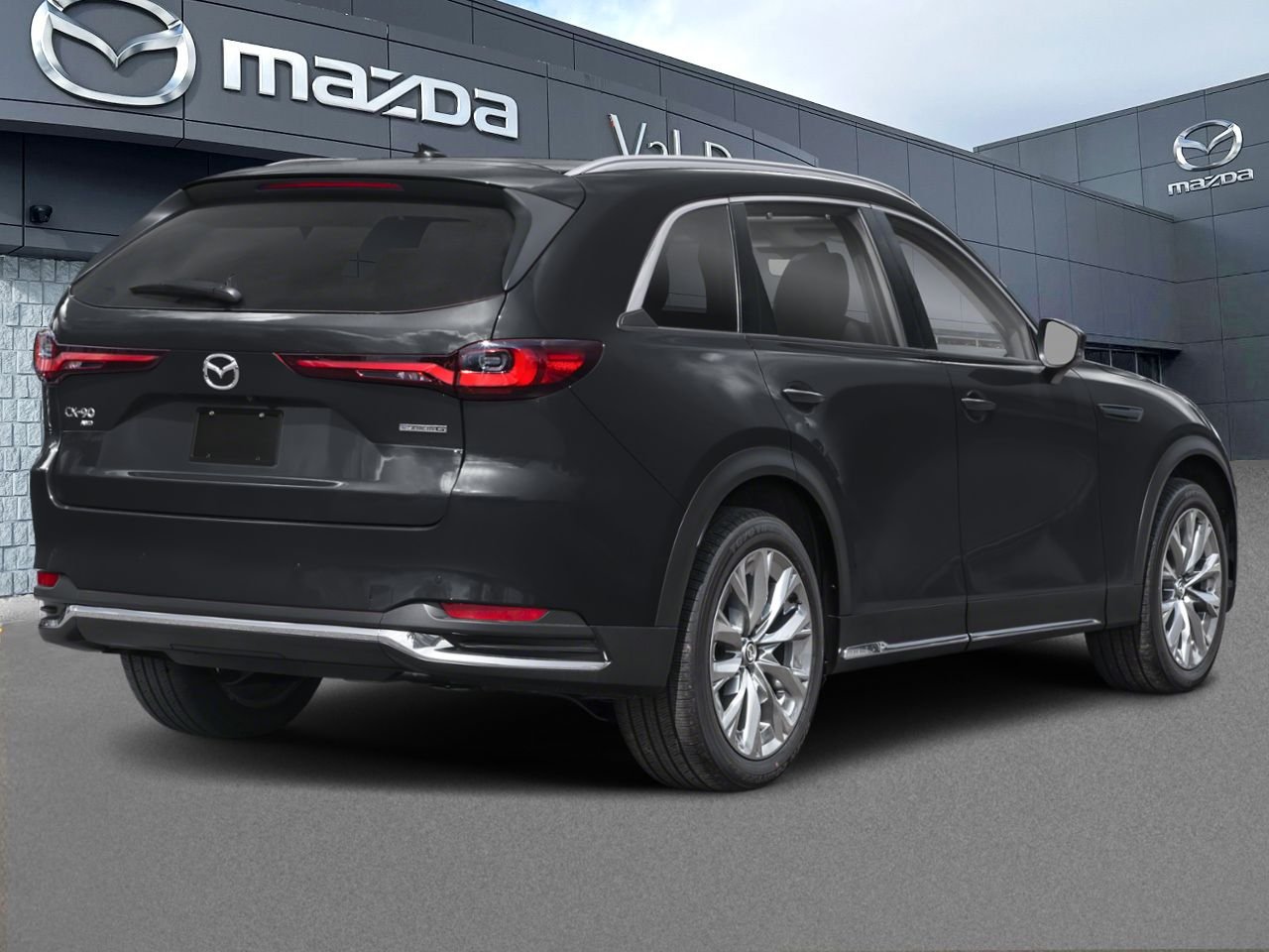 2026 Mazda CX-90 MHEV GT TI, 7 PASSAGERS, BANQUETTE, COMMANDE AU VOLANT Jet Black Mica Val-David - photo #1