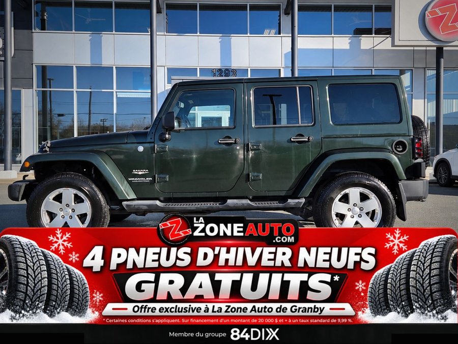 Jeep Wrangler Unlimited Edition Sahara + AWD 2011 Vert