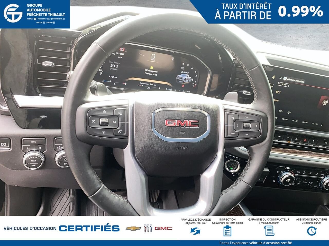 GMC SIERRA K15 Elevation cabine multiplace 4RM 157 po 2026 Noir Montmagny - photo #10