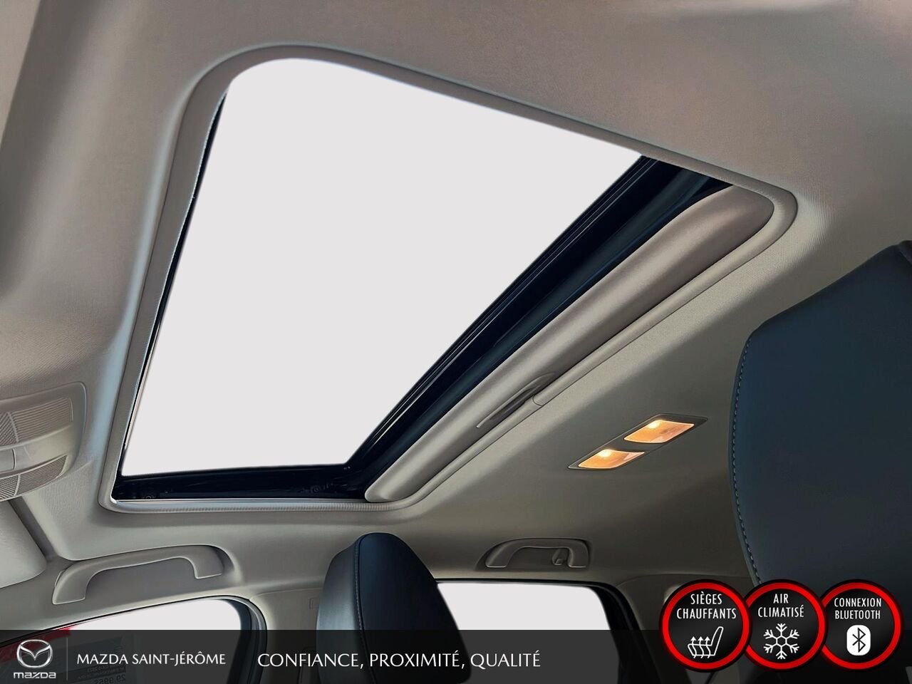 Mazda CX-5 GS LUXURY | TOIT OUVRANT | CUIR | AWD | 2023 Blanc Saint-Jérôme - photo #18