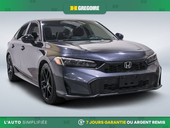 2025 Honda Civic Sport AUTO A/C GR ELECT TOIT MAGS CAM RECUL BLEUTO Grey