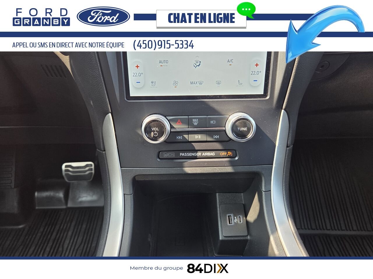 Ford Edge 2024 Blanc Granby - photo #14