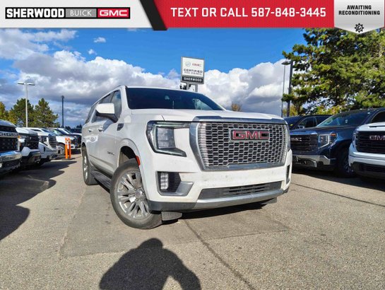 2024 GMC Yukon XL Denali 3.0L | 8 Passenger Seating White