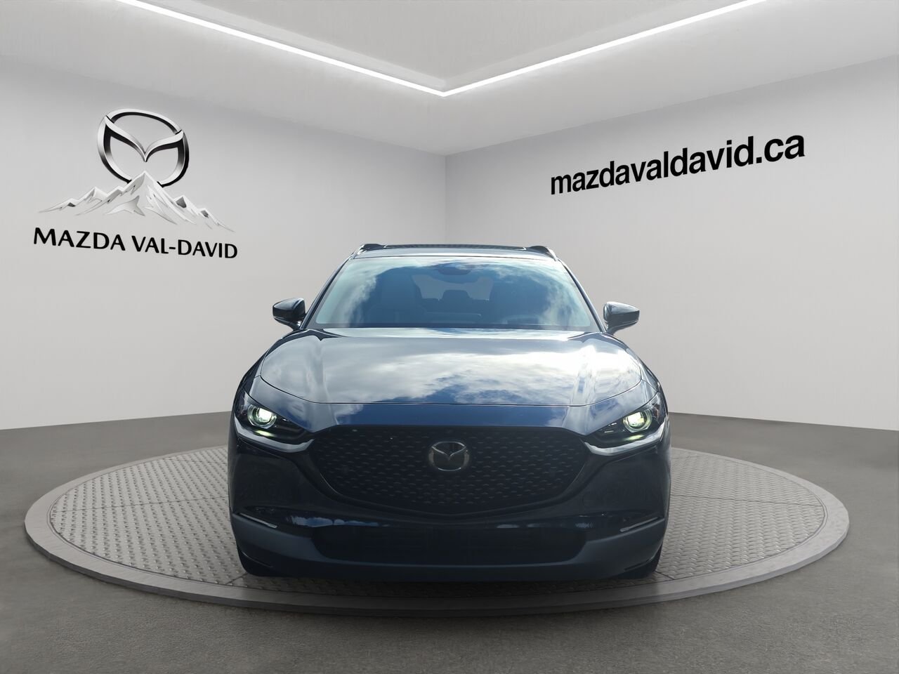 Mazda CX-30 GT, traction intégrale, sièges en cuir, caméra 360°, toit ouvrant, Bose 12 HP, affichage tête 2026 Bleu cristal foncé mica Val-David - photo #10