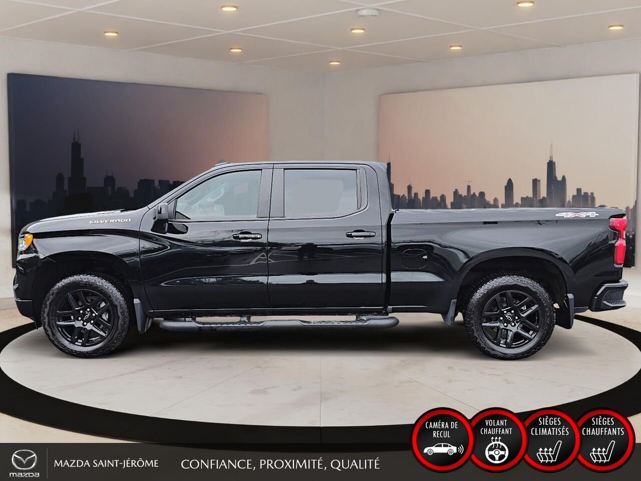 2026 Chevrolet Silverado 1500 RST | CABINE MULTIPLACE | COUVRE-CAISSE RIGIDE | MARCHEPIEDS Black Saint-Jérôme - photo #10