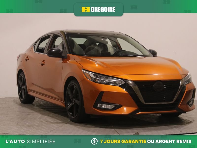 Nissan Sentra SR AUTO AC TOIT MAGS GR ELECT CAM RECUL BLEUTOOTH 2021 Orange