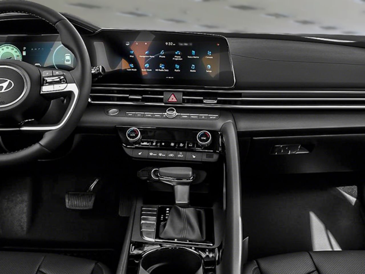 2025 Hyundai Elantra Hybrid Abyss Black Blainville - photo #2