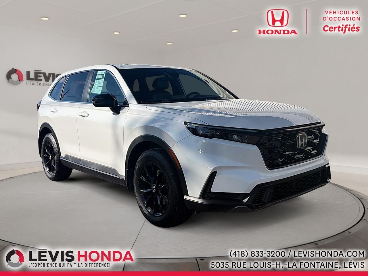 2024 Honda CR-V EX-L hybride EX-L Traction Intégrale White Lévis - photo #4