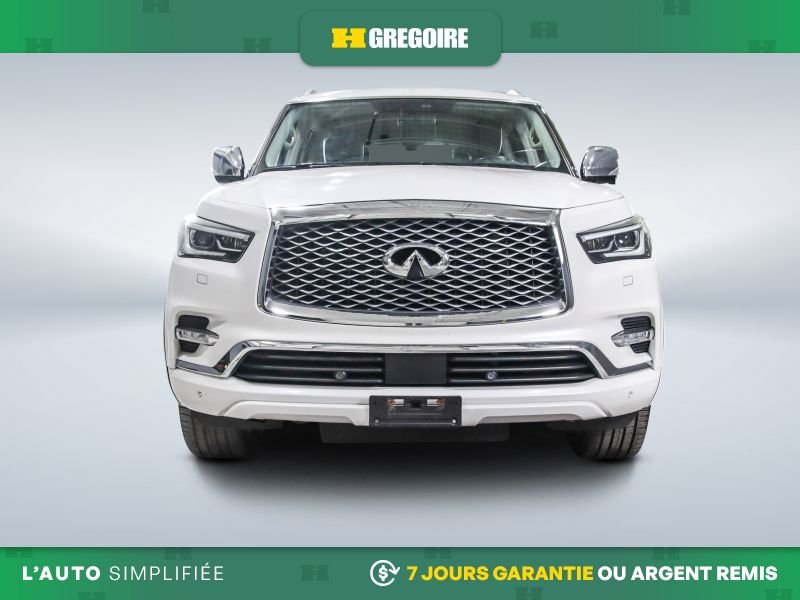 2019 Infiniti QX80 LIMITED AWD AUTO A/C CUIR TOIT NAV GR ELECT MAGS C White